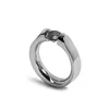 Yiwu Meise Black Diamond Ring Tension Setting Stainless Steel Design RING