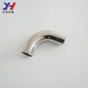 Custom make connecting tube crooked joint parts, stainless steel handrail parts
