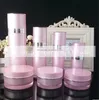 15ml/30ml/50ml/120ml acrylic empty skin care product set/combiantion cosmetics package with lotion bottle and cream jar