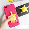 Wholesale Funny 3D Chicken Lay Egg Squishy Animal Phone Case For iphone 7 7plus 6 6plus