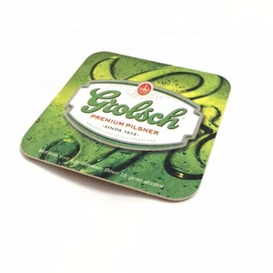 Image of Love wedding custom design printing paper wine beer coasters for drink absorbent