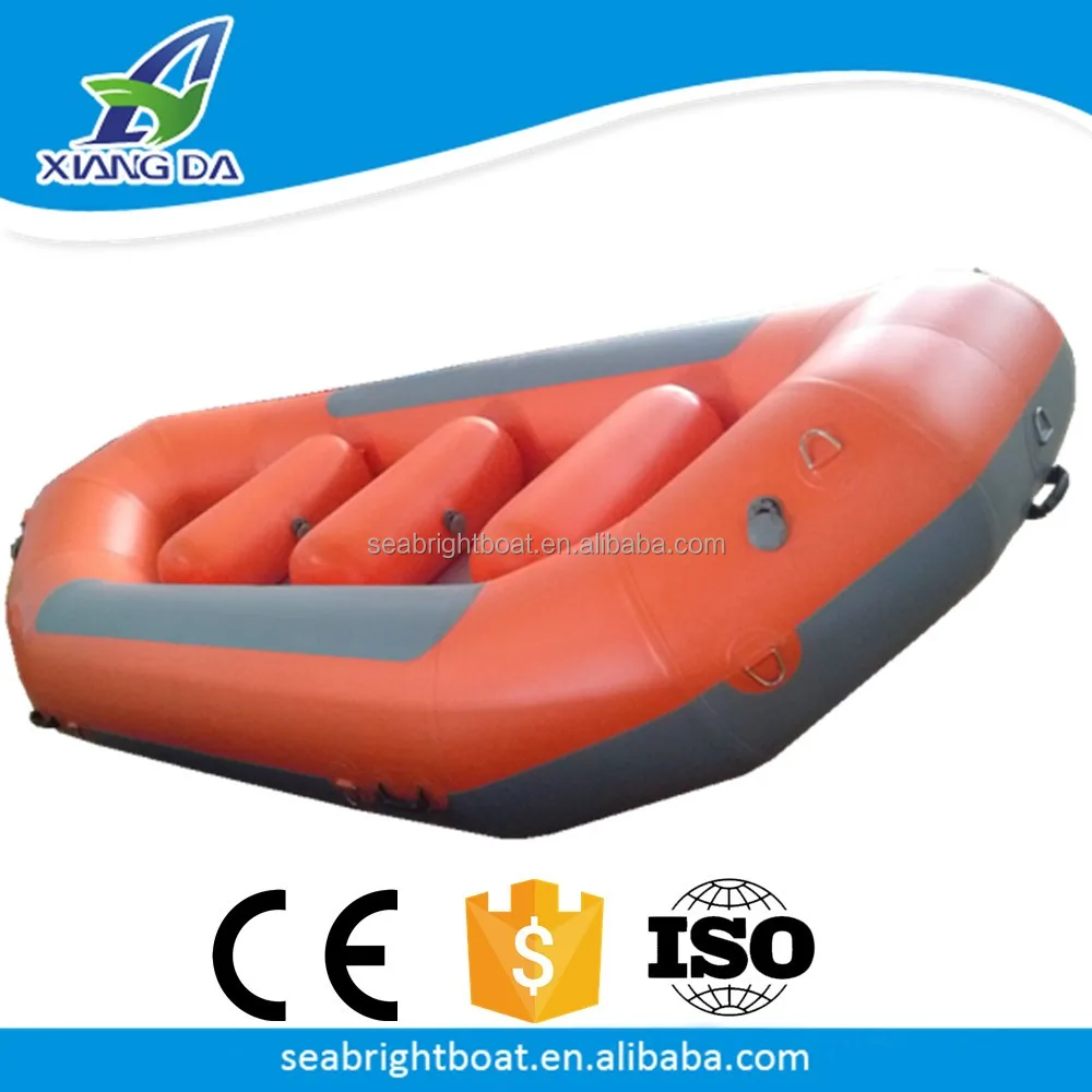 

1.2mm PVC or Hypalon Hull Material Drop Stitch Floor Inflatable Whitewater Rafting Boats