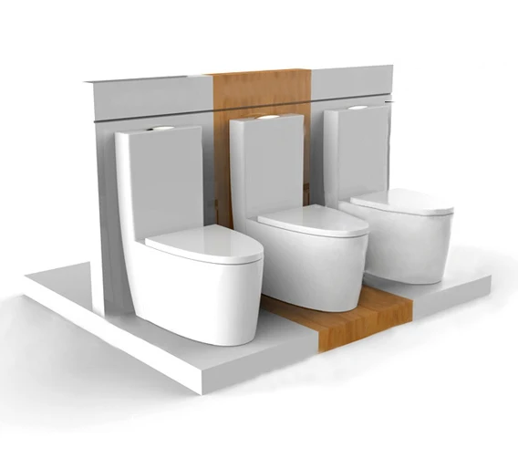 Custom Made White Wooden Closestool Toilet Display Stand For Sale Buy