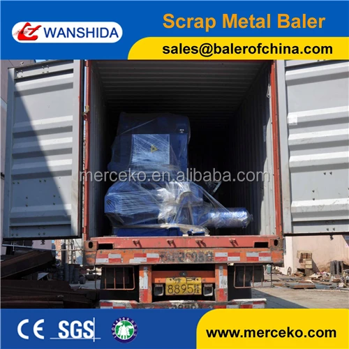 
CE Certification Hydraulic Aluminum UBC Cans Baler Press Machine 