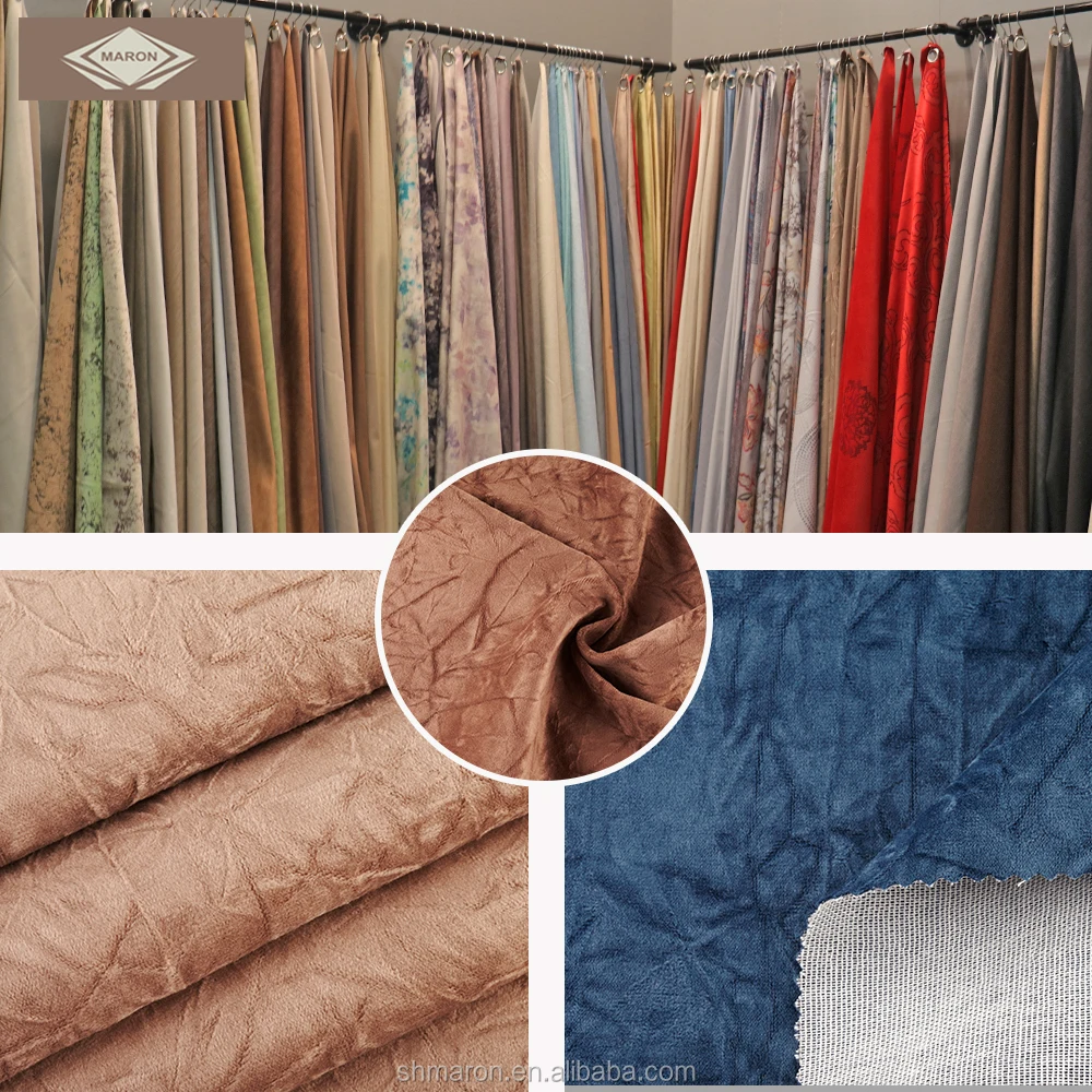 Microfiber Polyester Embossed Sofa Fabric Home Textile Sofa Fabric