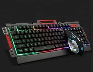 Wired USB Backlit Gaming Keyboard Mouse Set