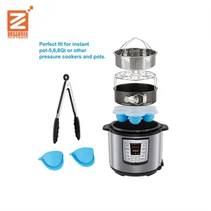 Image of Amazon wholesale 7 pcs pressure cooker accessories set with Steamer Basket / Egg Bites Mold