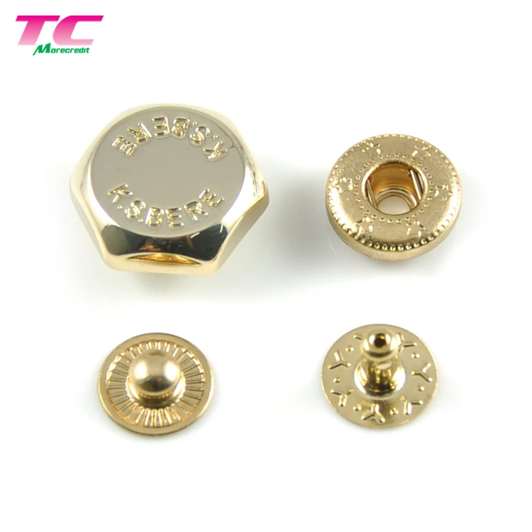 Custom Design Spring Snap Fastener Decorative Snap Button Covers With