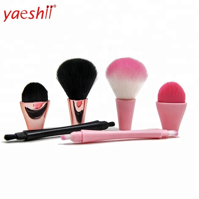 

yaeshii double ended head Pro 4 in 1 Multi-function Makeup Brush Detachable Foundation Powder Eyeshadow Brush makeup brush set