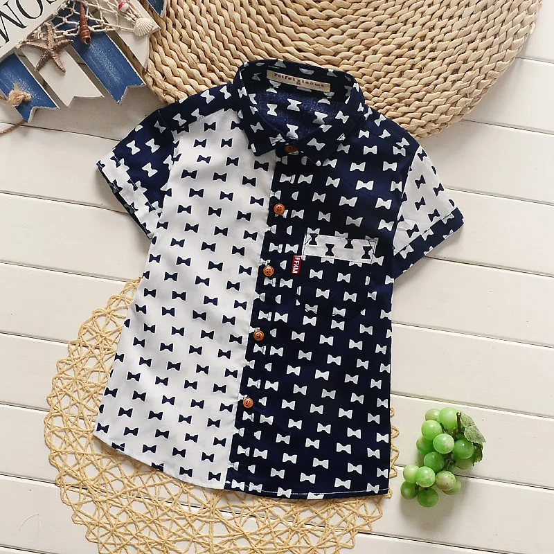 

Printing Knitted Kids Short Sleeve Polo T-shirt For Children Boy, As picture