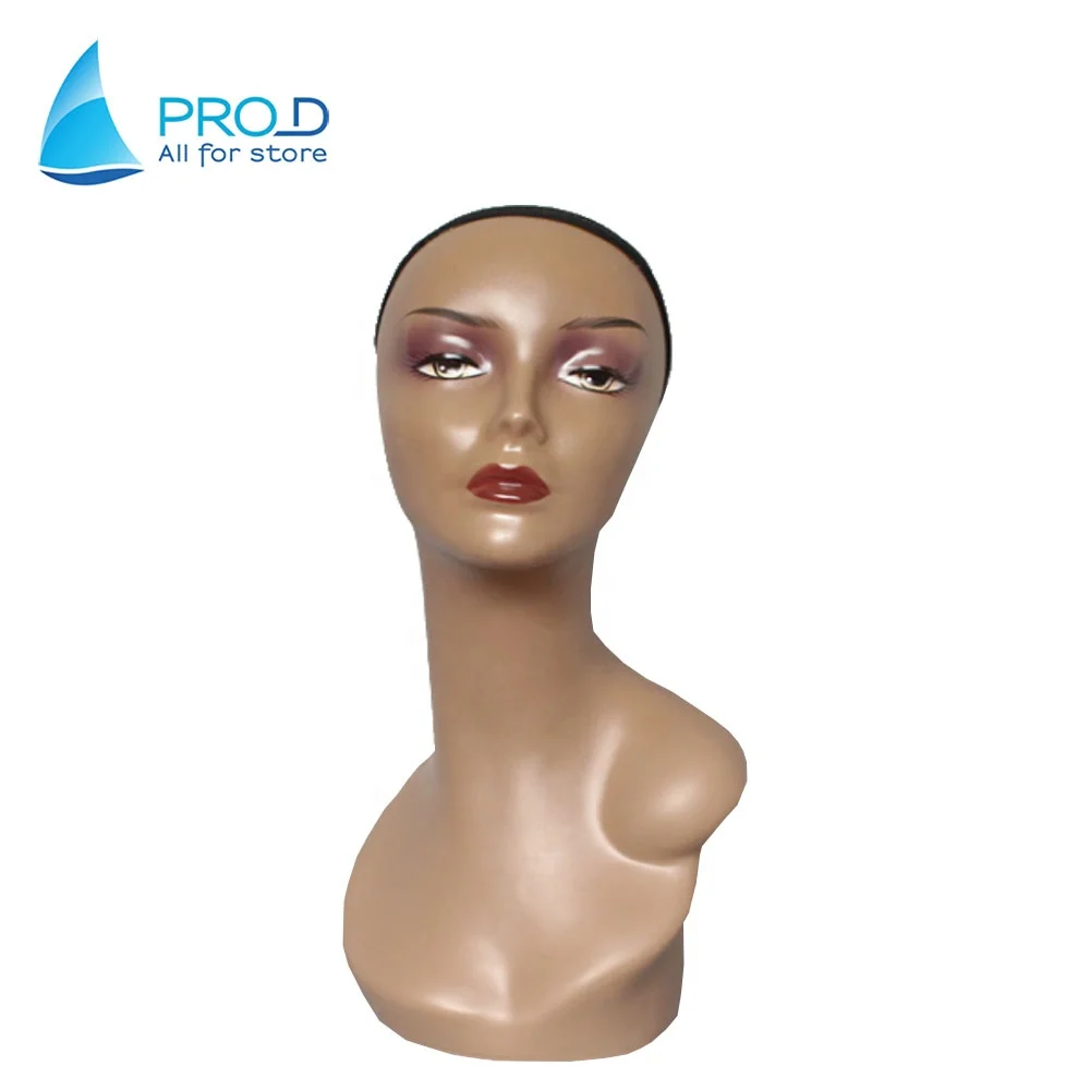 

Ruilang Wig hat scarf FRP display head mold mannequin head wig, Complexion