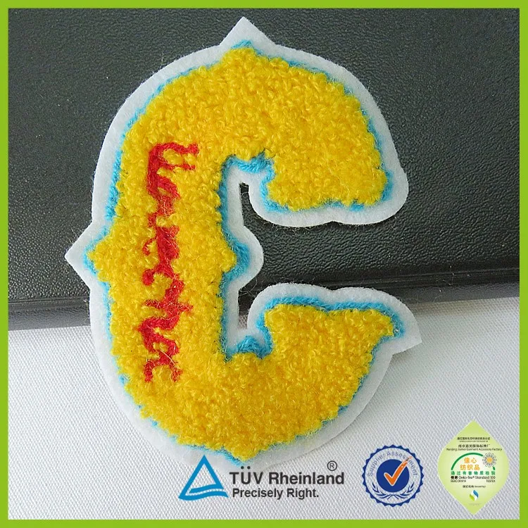 chenille embroidered 6