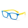 Silica Gel Soft Kid Eyeglasses Multicolored Children Optical Frame anti blue light goggle