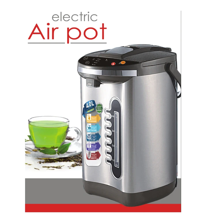 2019 304 Stainless Steel Electric Air Pot With Temperature Settings