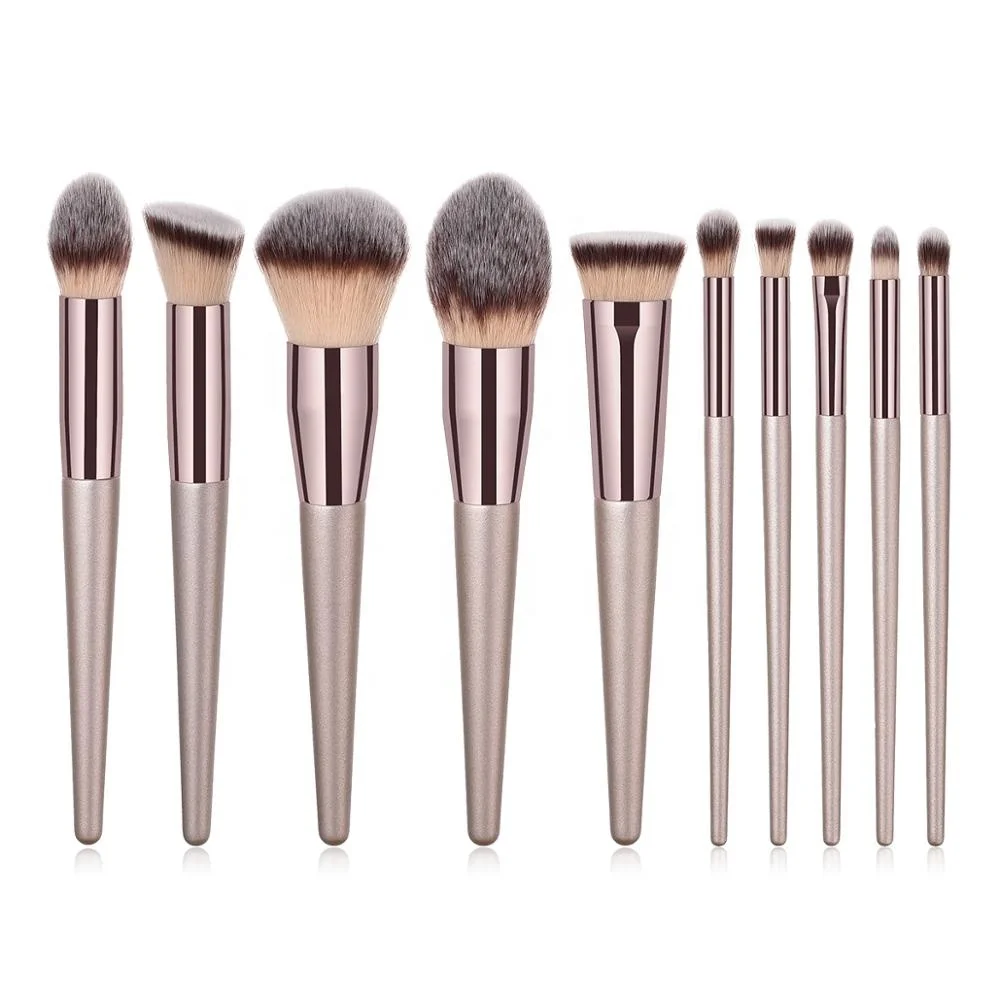 

No logo lowest MOQ high quality professional makeup brush set wholesale, N/a