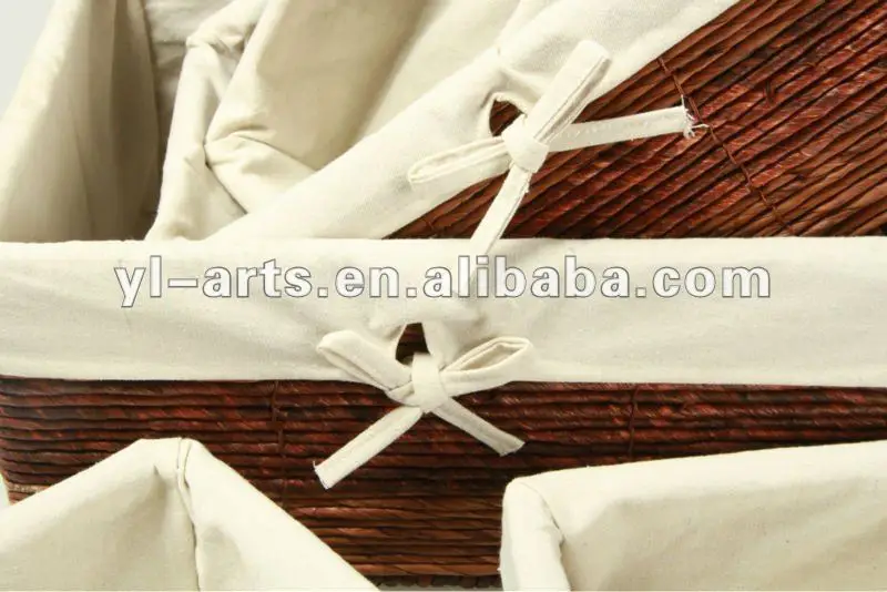 Set Of 5 Corn Husk Handicraft Straw String Weaving Baskets Buy Corn