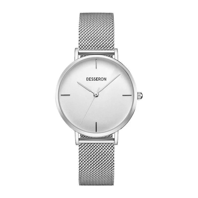 Customized Brand Logo Watch Geneva Quartz Watches Stainless Steel Japan ...