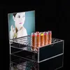 graphic design custom logo creative clear acrylic lipstick display