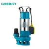 V Series Stainless Steel Submersible Sewage Pumps With Float Switch For dirty water