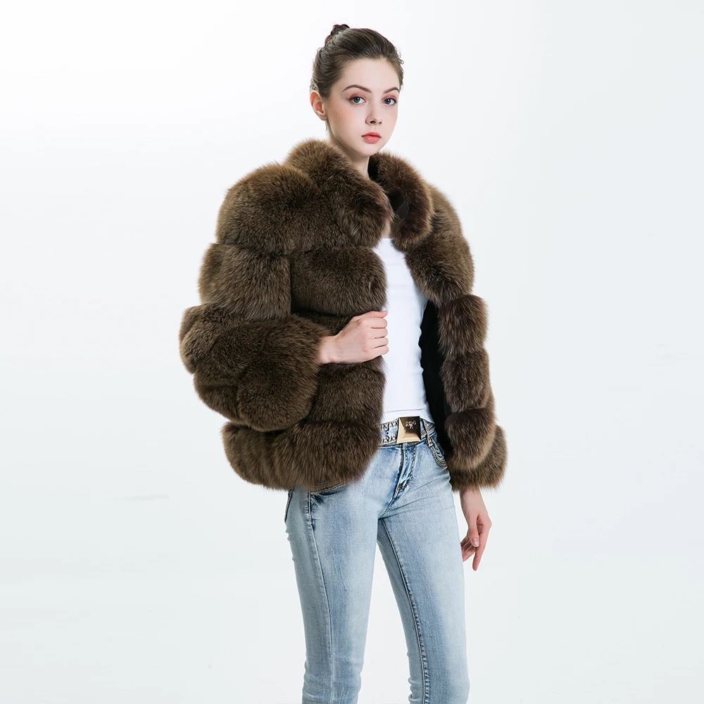 parka with natural fur