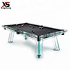 Professional 9ft 8ft bulletproof glass material superior billiard pool table