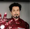 famous Hollywood movie character Tony Stark leading actor life size wax statue for sale