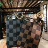 Stylish plaid, Luxurious back cover for iphone X/XS/XR/XS MAX/OTHE .Simple color for apple case
