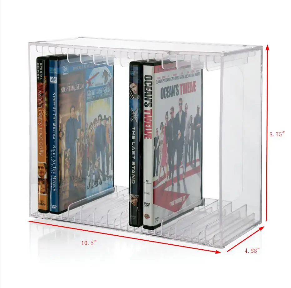 Ständer aus Acrylglas transparent CD Material Acryl klar