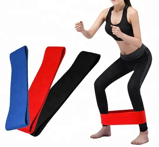 

exercise leg hip circle resistance band hip band, Red/blue/black