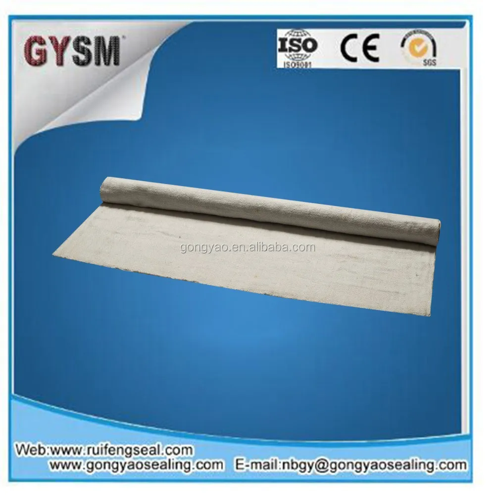 
ceramic fiber woven cloth with ss 304 wire ceramic wool cloth 