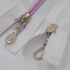 Guanlong brand customized zipper puller with 5# nylon zipper pouch