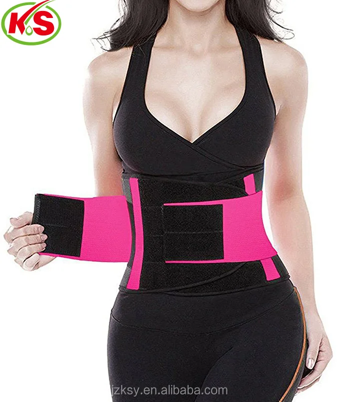 

Neoprene Waist Trimmer 4 Step Shape Tummy Waist Trimmer Belt, Green, blue, black, pink,dark blue