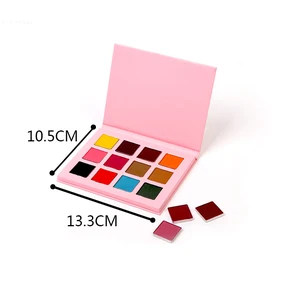 Cosmetics Private Makeup Eye Shadow 12 Color Eyeshadow Palette OEM/ ODM shimmer Matte eyeshadow