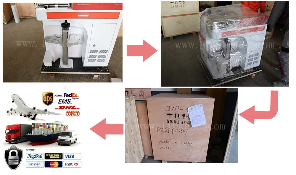 table type fiber marking machine with CE certificates , laser marking machine , cnc laser marking machine