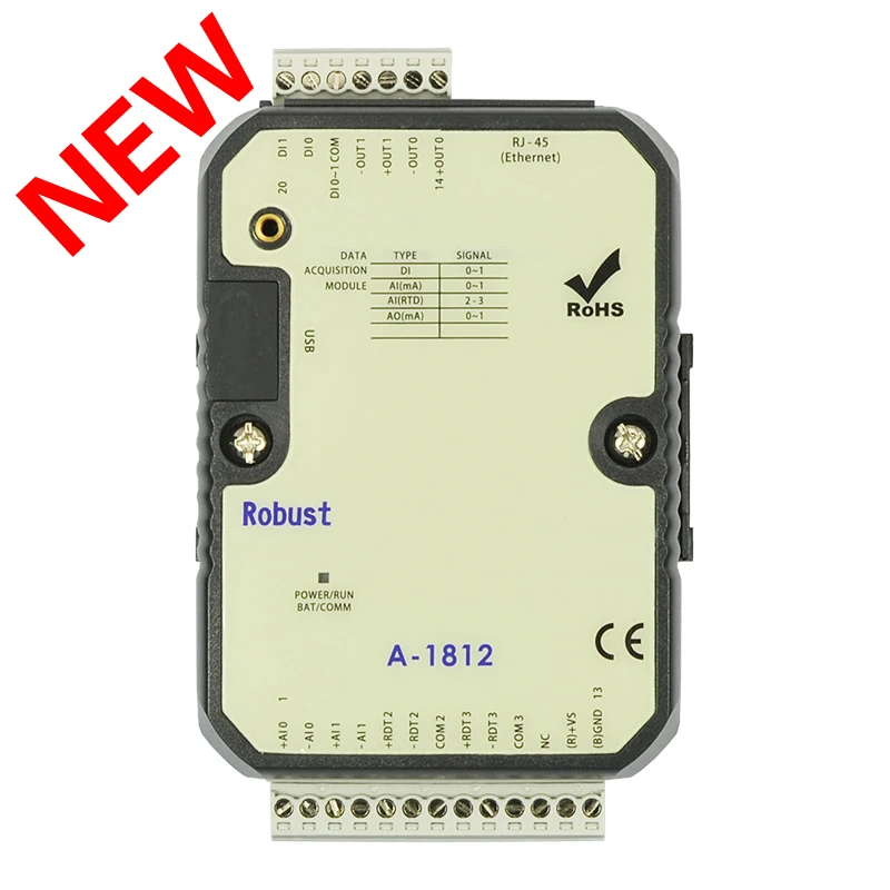 

Ethernet IO Remote Module(4AI 2AO 2DI A-1812, N/a