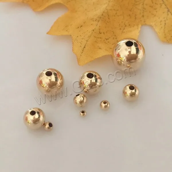 

wholesale 2~10mm 14K gold-filled round seamless beads with different size for choice