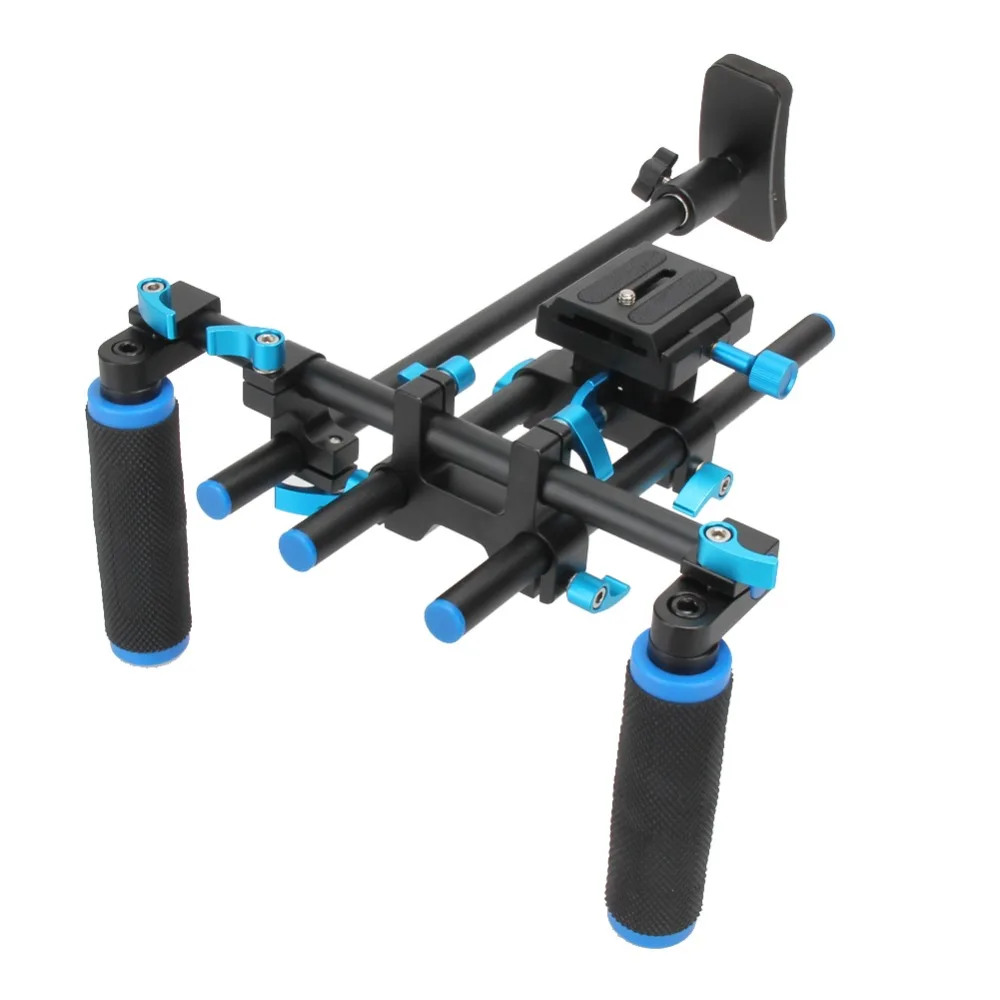 

F14123 Commlite CS-V1Aluminum Alloy Handgrip Holder DSLR Shoulder Mount Rig Camera Stabilizer Dslr Rig Easy For Shooting Camera