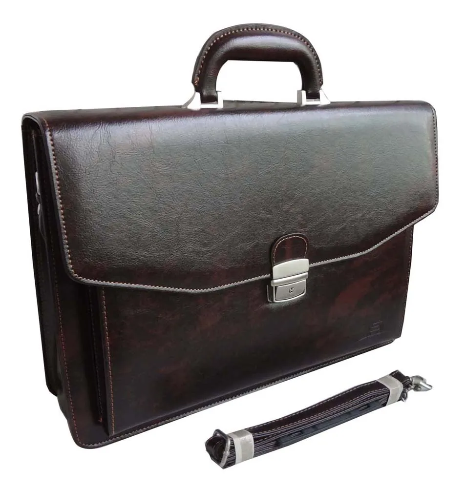 Briefcase Men Business Leather Briefcase With Metal Combination Lock Buy Security Briefcase