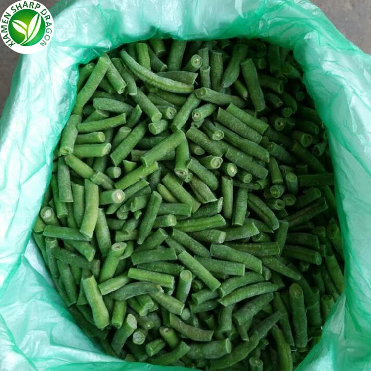 
IQF Organic vegetable frozen green bean for sale 
