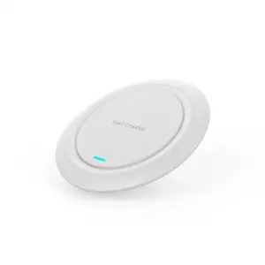 Super Thin Round Qi Wireless Fast Charging Pad iPhone X
