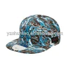 BSCI AUDIT 100%cotton allover printed handsome hiphop cap for boy