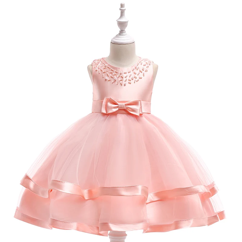 Latest Fancy Baby Frocks One Piece Girl Party Wear Western Flower Girl Net Dress L5017 As Picture Buy At The Price Of 8 99 In Alibaba Com Imall Com