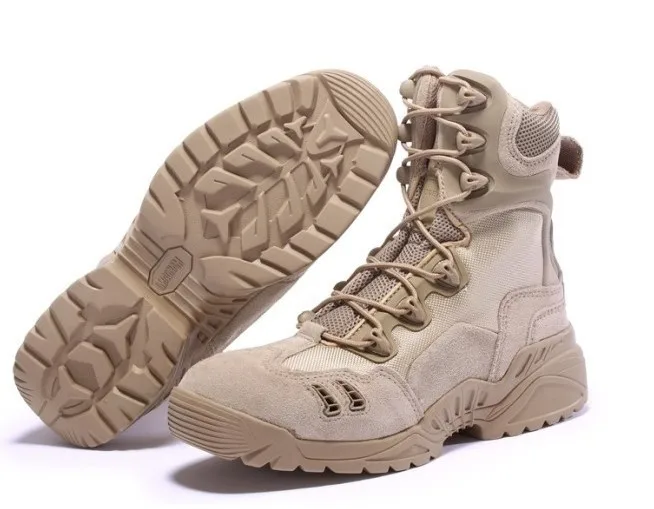 

Loveslf men army boot tactical boots high quality and professional outdoor combat mens safety shoes