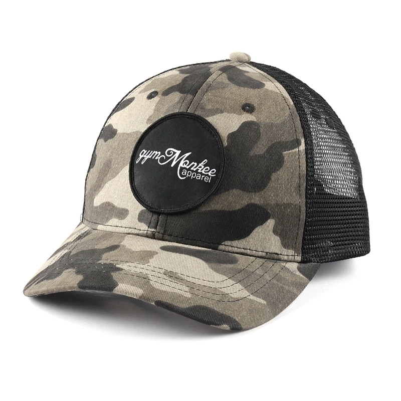 Wholesale Cheap Custom Brand Breathable Trucker Fishing Hats For Men 