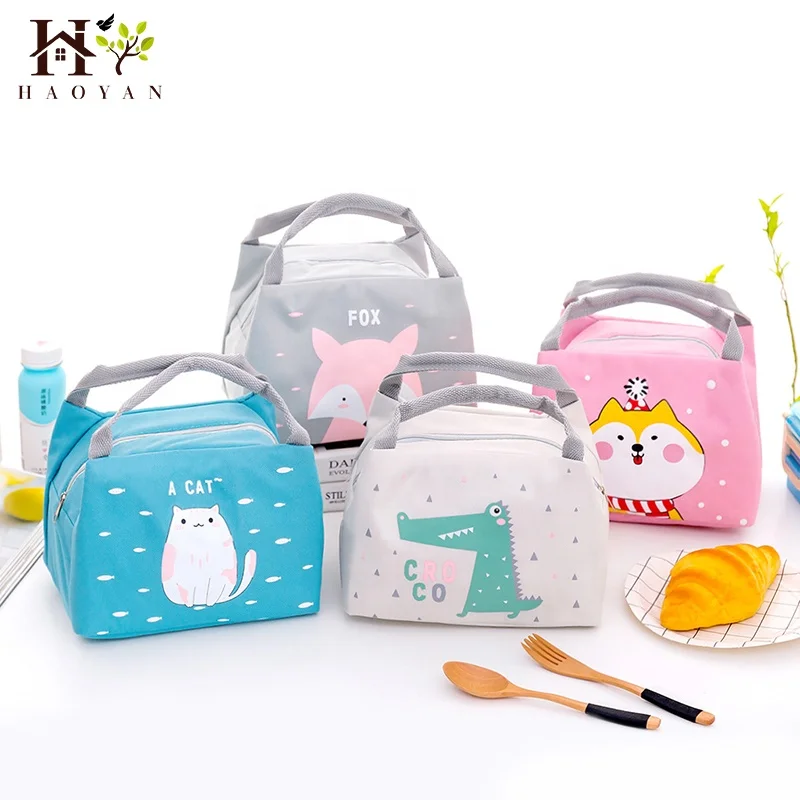 

Factory Customized Fashion Cute Insulated Lunch Cooler Tote Kids School Insulation Bag, Colors