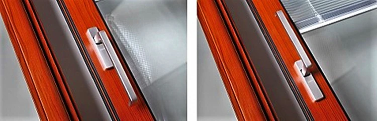 High Quality Aluminium Door And Window Wood Clad Windows Tempered Glass Panel Sliding Window Design