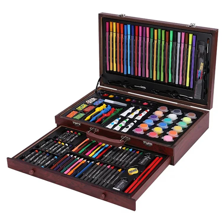 168 Children's Stationery Brush Kids Painting Set Color Lead Crayons Drawing Color Set Buy