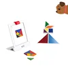 Wholesale Educational Early childhood toys Visual training game learning resources 4d tangram