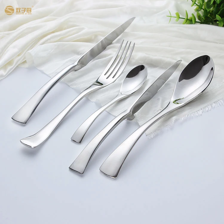 

Elegant silverware set stainless steel dinner cutlery set flatware