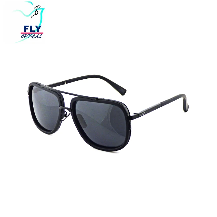 

New Design Metal Big Frame Polarized Custom Sunglasses Mens